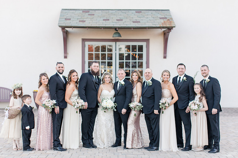 Jennifer B Photography-Jay & Amy-Engagement-The Fair Barn-Pinehurst-wedding party-2019-0006