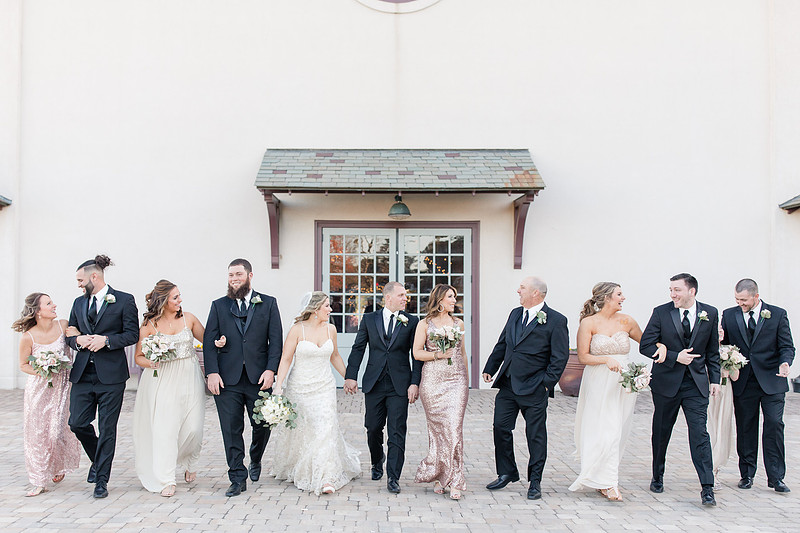 Jennifer B Photography-Jay & Amy-Engagement-The Fair Barn-Pinehurst-wedding party-2019-0009
