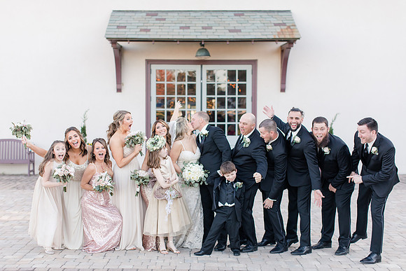 Jennifer B Photography-Jay & Amy-Engagement-The Fair Barn-Pinehurst-wedding party-2019-0005