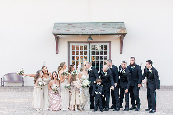 Jennifer B Photography-Jay & Amy-Engagement-The Fair Barn-Pinehurst-wedding party-2019-0004