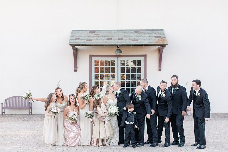 Jennifer B Photography-Jay & Amy-Engagement-The Fair Barn-Pinehurst-wedding party-2019-0004